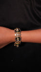Emerald Bloom Oval-Link Bracelet