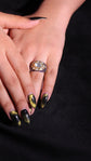 Mehfil Enamel Bloom Ring