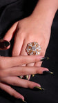 Floral Aura Diamond Ring