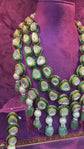Heritage Polki Meenakari Layered Necklace Set