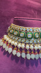 Emerald Glow Polki Choker Set