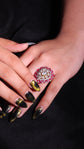 Ruby Bloom Polki Ring