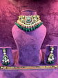 Royal Polki Gold Necklace for Bride, Luxurious Indian Wedding Jewelry by SP Jewellers