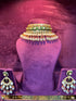 Bridal Wear Heavy Polki Necklace Set in Gold, Premium Indian Wedding Collection by SP Jewellers